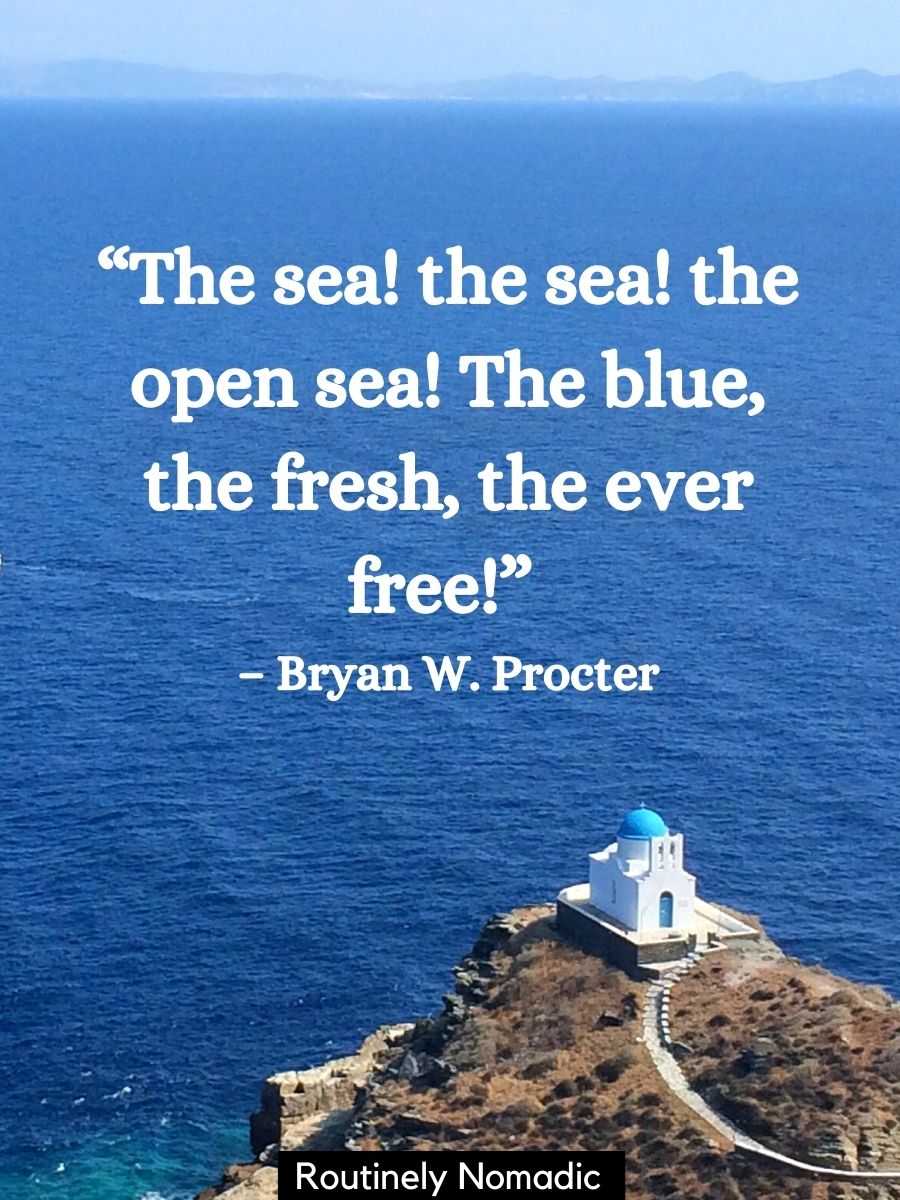 100 Short Sea Quotes for Instagram for Those that Love the Water ...