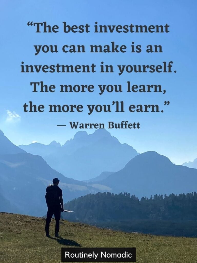 100 Perfect Invest in Yourself Quotes - Routinely Shares
