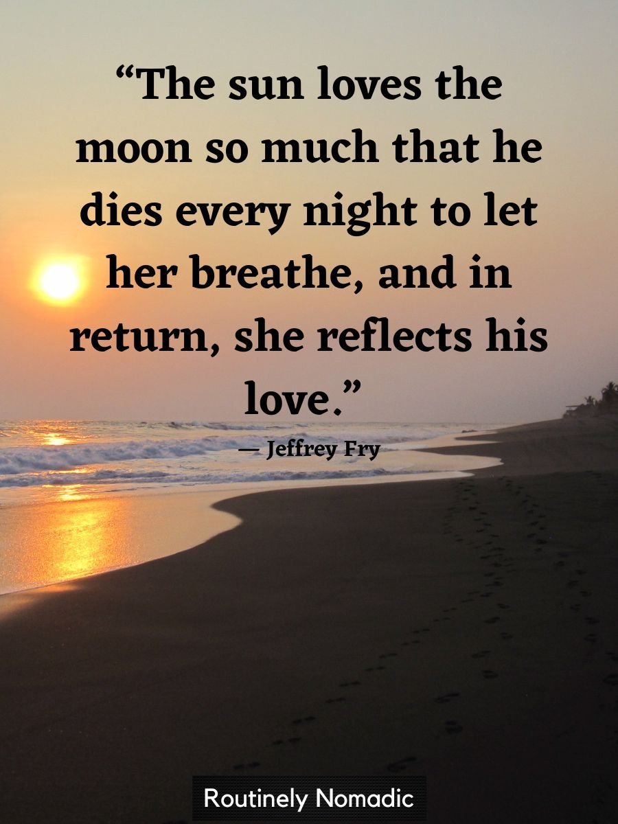 100 Short Sun and Moon Quotes to Celebrate Day to Night Routinely Shares
