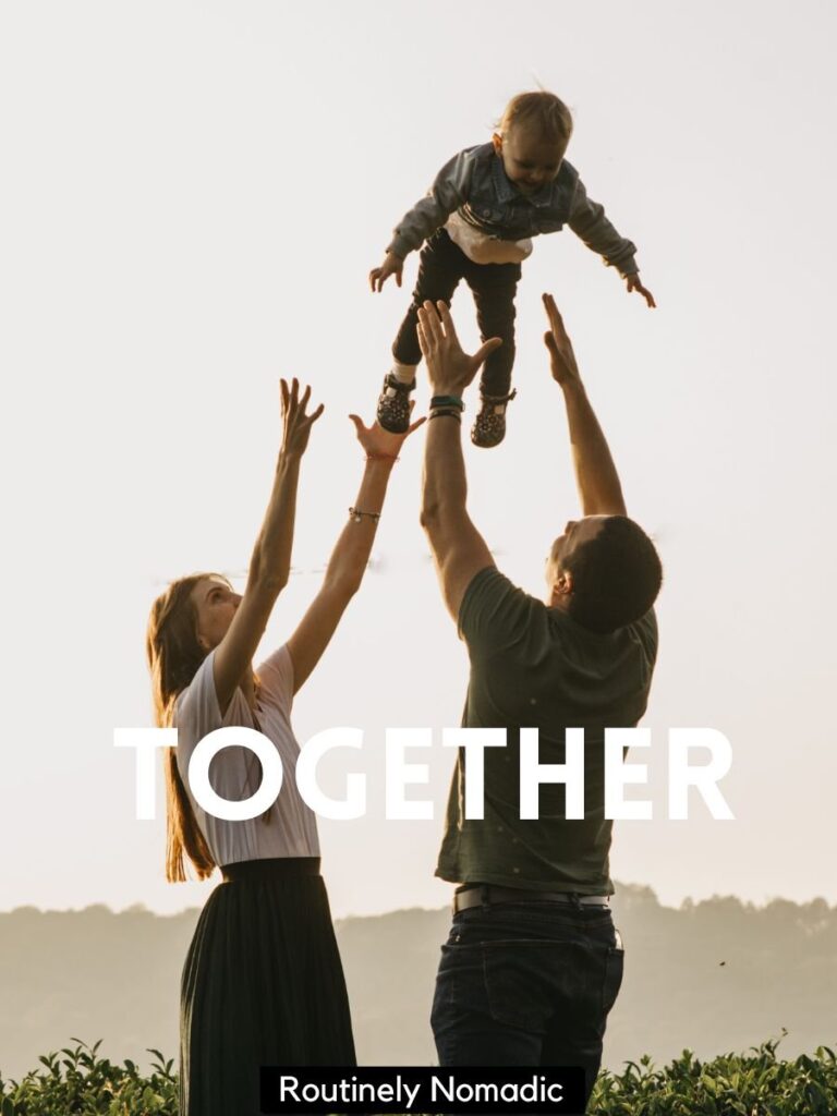 Family with one word family captions