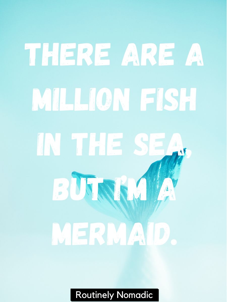 Mermaid Posts 145 Short Mermaid Quotes for Instagram for that Magical Aesthetic ...