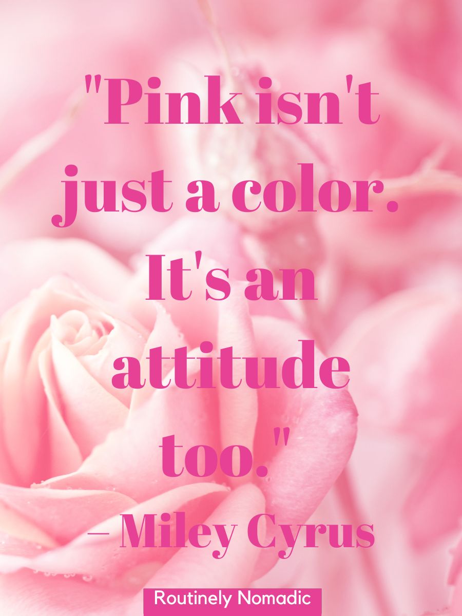 100 Short Aesthetic Pink Quotes to Add Color to Your Life - Routinely ...