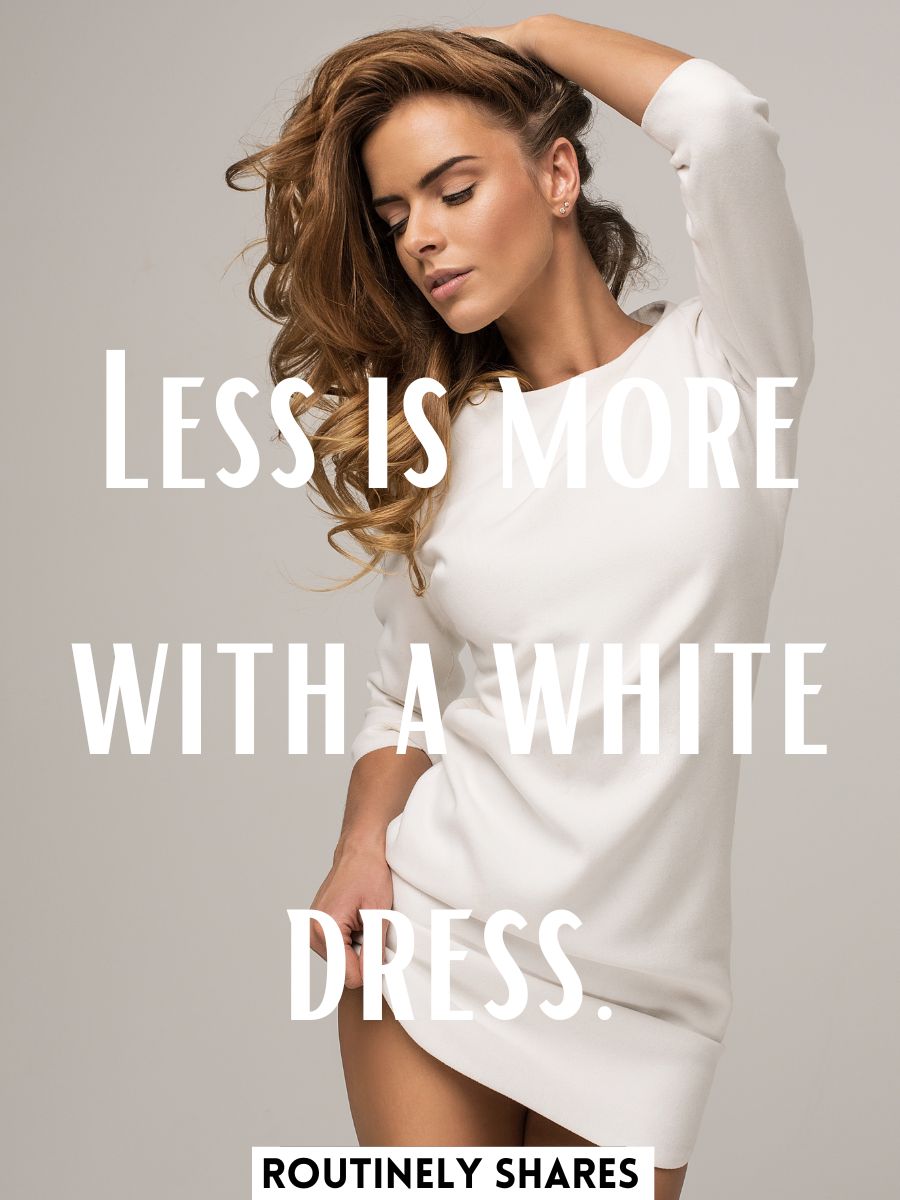 100 Classic White Dress Captions for that Stunning White Outfit ...