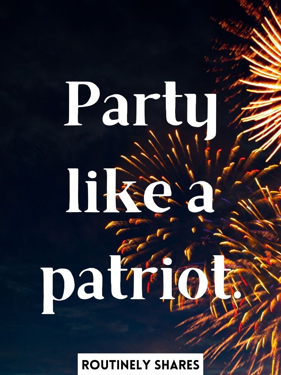 clever captions for fourth of july
