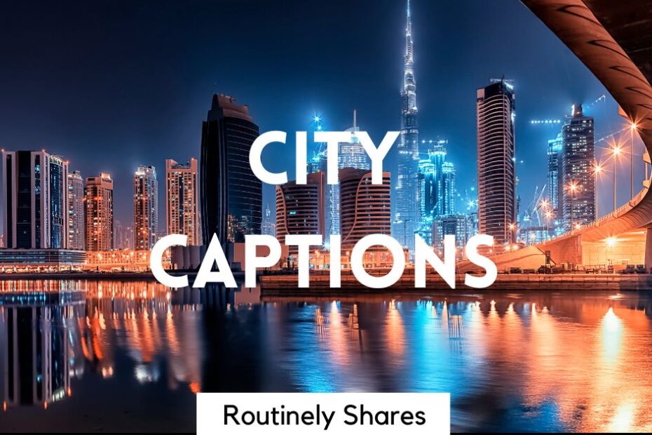The words city captions