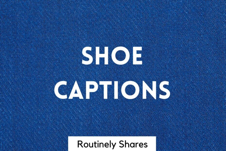 Fabric with words shoe captions