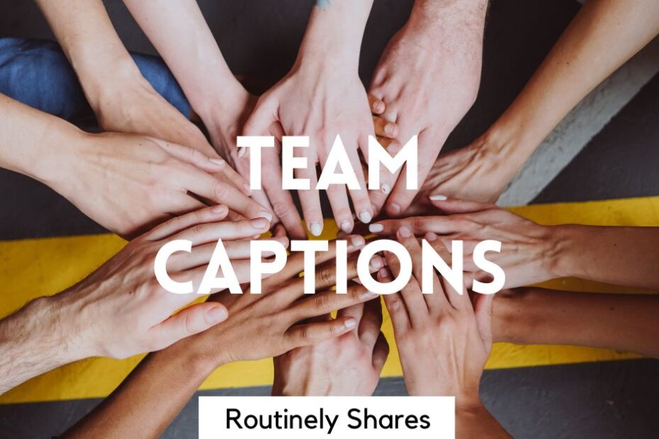 The words team captions