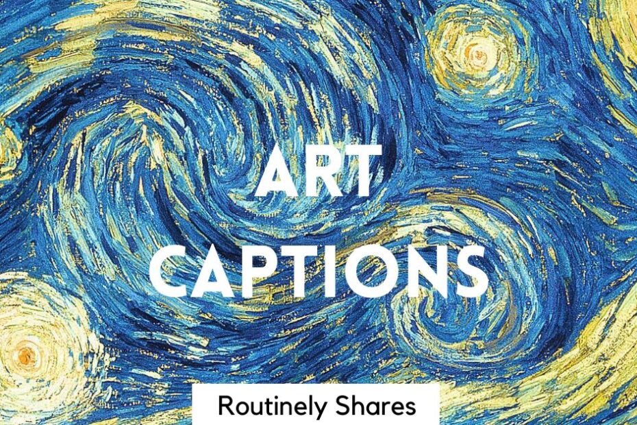 The words art captions
