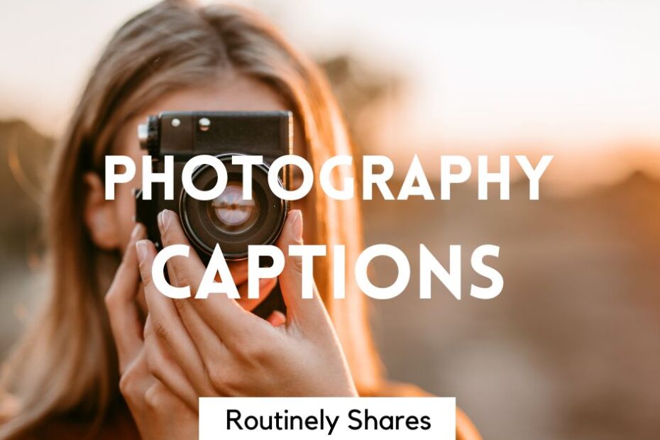 The word photography captions
