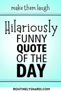 funny quote of the day