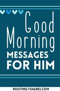 Good morning messages