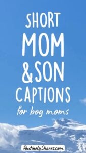 Mom andson captions