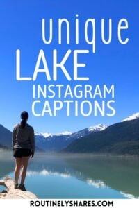 Lake captions