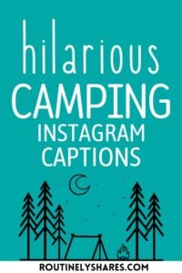 Camping captions