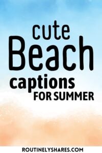 cute beach captions
