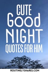 Good Night quotes for him
