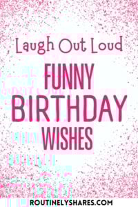 funny birthday wishes