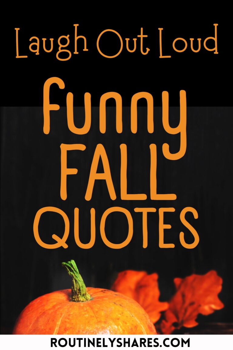 145 Funny Fall Quotes for that Hilarious Autumn Vibe - Routinely Shares