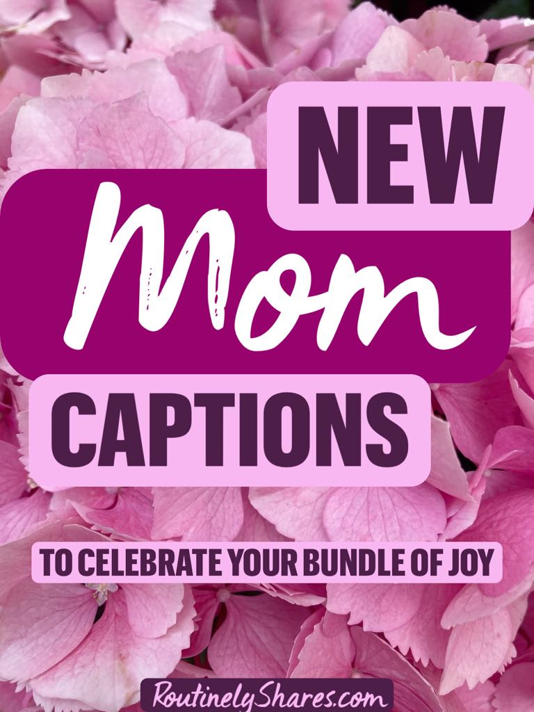 The 170 Best New Mom Captions for Instagram to Announce a New Era ...
