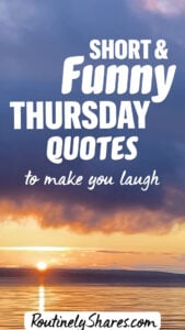 funny Thursday quotes