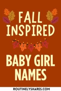 Fall baby girl names