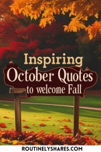 October Quotes