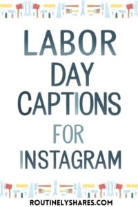 Labor day captions