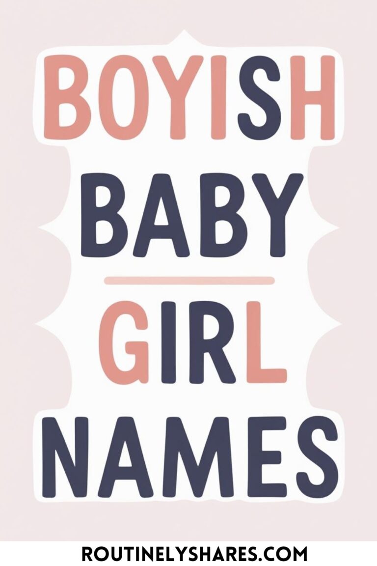 120 Cute Boyish Baby Girl Names for Your List - Routinely Shares