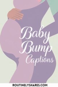 Baby bump captions