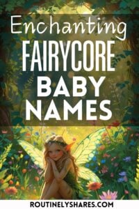 Fairycore baby names