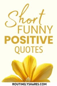 Short funny positive quotes