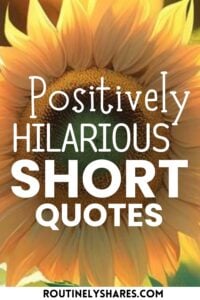 Short funny positive quotes