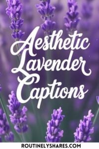 Lavender captions