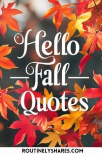 Hello fall quotes