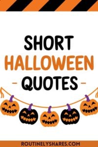 Short Halloween quotes