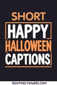 Short Halloween Captions