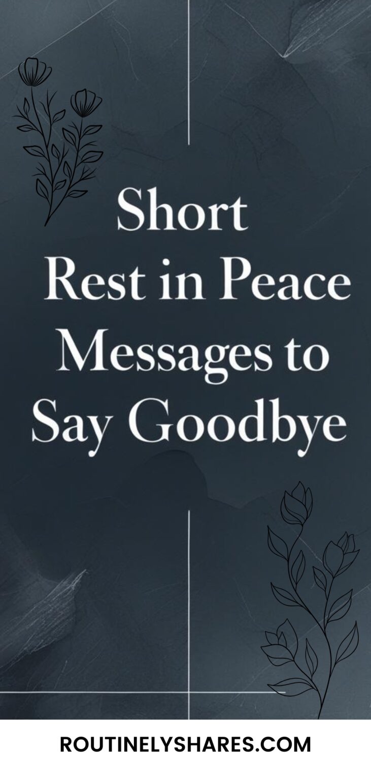 Rest in Peace Quotes and Messages: Heartfelt Words to Say RIP and Honor ...