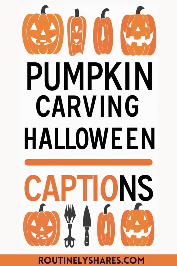 100 Cute Pumpkin Carving Captions for that Fun Halloween Aesthetic ...