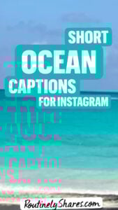 Short ocean captions