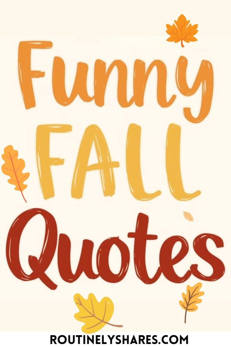 145 Funny Fall Quotes for that Hilarious Autumn Vibe - Routinely Shares