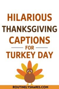 Funny Thanksgiving captions