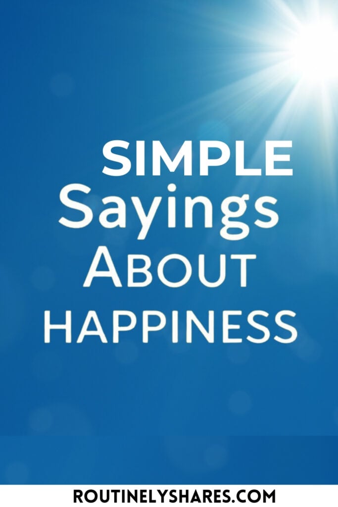 Happy Sayings