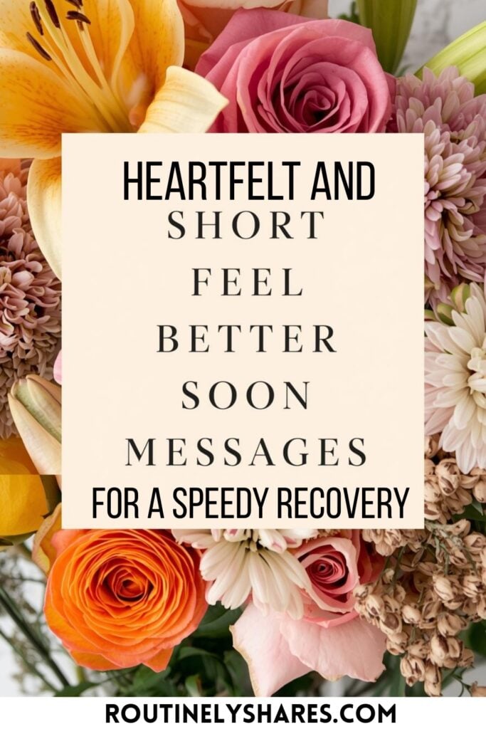Short get well soon messages