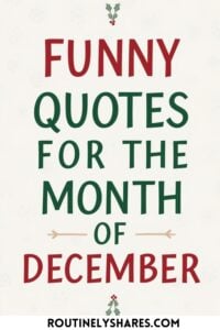 December quotes
