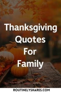 Thanksgiving quotes for family