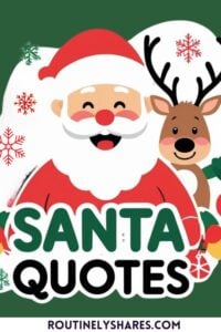 Santa quotes and captions