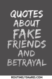 Quotes about fake friends and betrayal