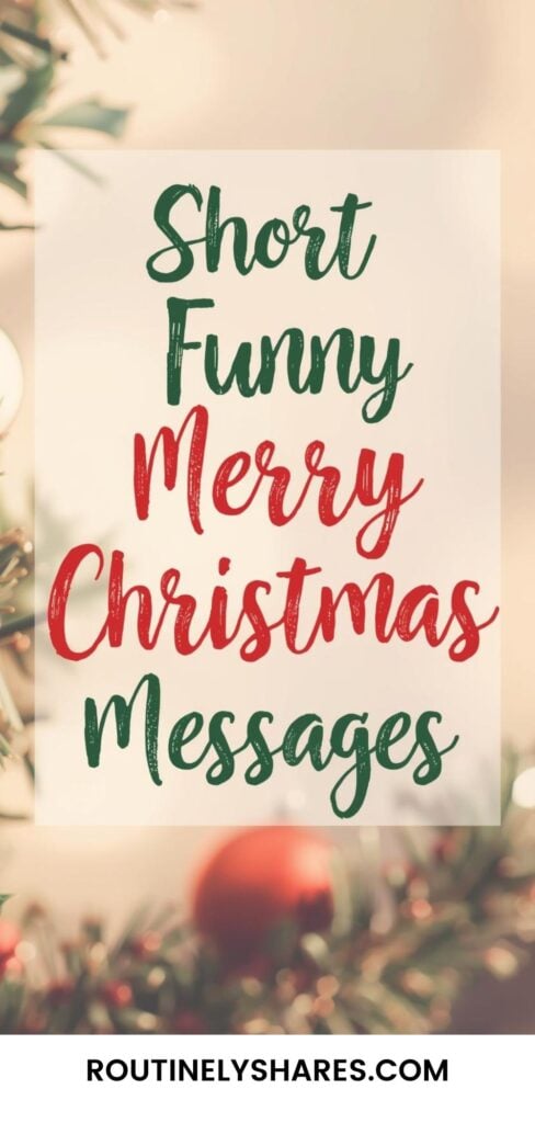 Short funny Merry Christmas Messages, Greetings and Wishes