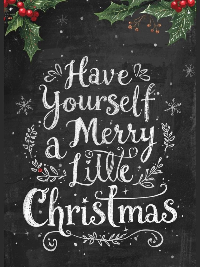 Christmas Chalkboard Art Ideas