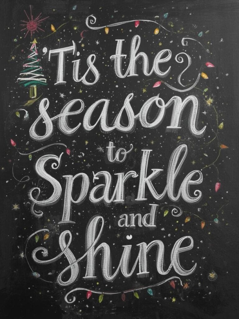 Christmas Chalkboard Art Ideas